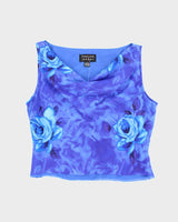 Vintage 90s Spenser Jeremy Silk Cowl Neck Top - M