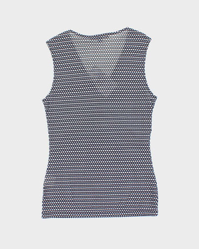 Vintage Y2k 00s Teenflo Double Mesh Top - XS