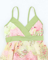 Vintage Y2k 00s Tattoo Mesh Handkerchief Hem Cami - XS