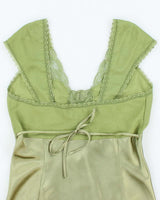 Vintage Y2k 00s Le Chateau Satin Blouse - M