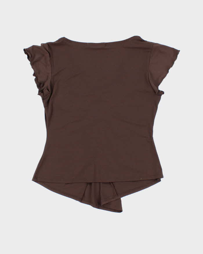 Vintage Y2k 00s Symmetry Beaded Top - M