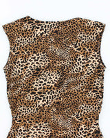 Vintage Y2k 00s Style &amp; Co Leopard Print Top - M