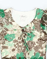 Vintage Y2k 00s Jessica Floral Top - S