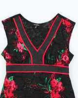 Vintage Y2k 00s Le Chateau Lace Top - M