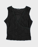 Vintage Y2k 00s Mario Serrani Lace Top - XL