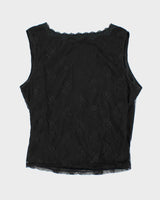 Vintage Y2k 00s Mario Serrani Lace Top - XL