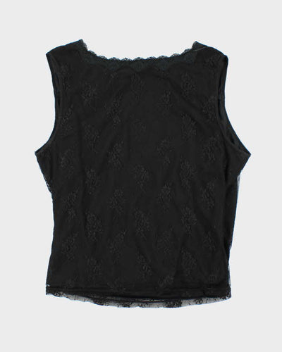 Vintage Y2k 00s Mario Serrani Lace Top - XL