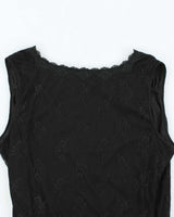 Vintage Y2k 00s Mario Serrani Lace Top - XL
