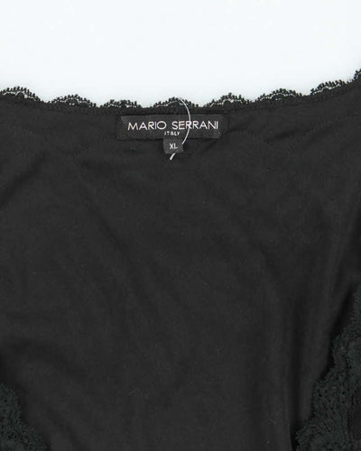 Vintage Y2k 00s Mario Serrani Lace Top - XL