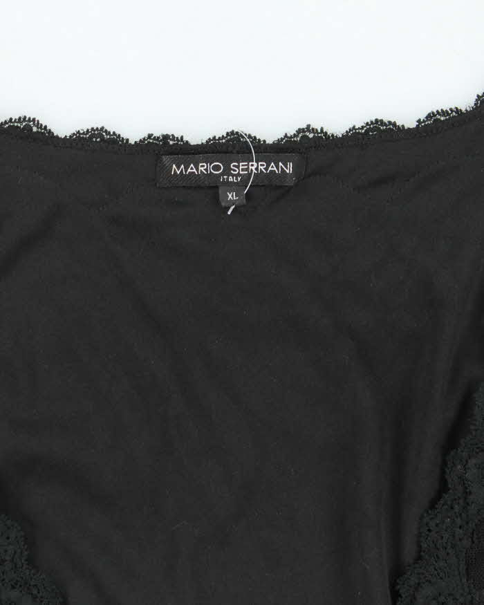 Vintage Y2k 00s Mario Serrani Lace Top - XL