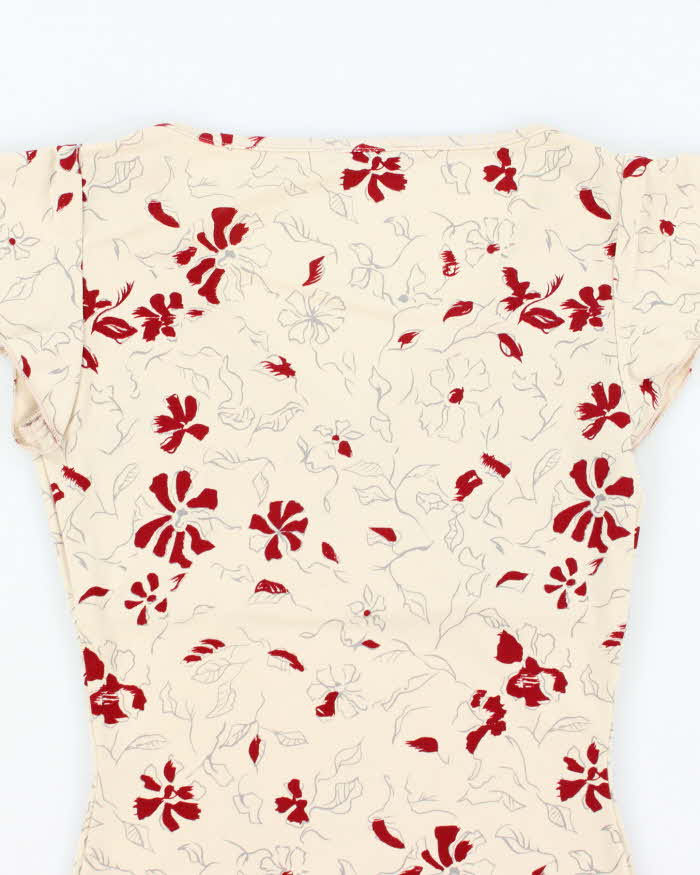 Vintage Y2k 00s Jacob Floral Top - S