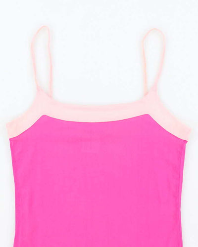 Vintage Y2k 00s In Wear Double Mesh Cami - S