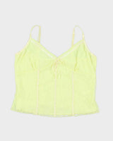 Vintage Y2k 00s Mantles Lace Cami - M