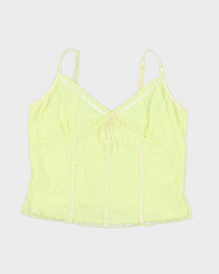 Vintage Y2k 00s Mantles Lace Cami - M