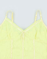 Vintage Y2k 00s Mantles Lace Cami - M