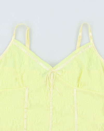 Vintage Y2k 00s Mantles Lace Cami - M