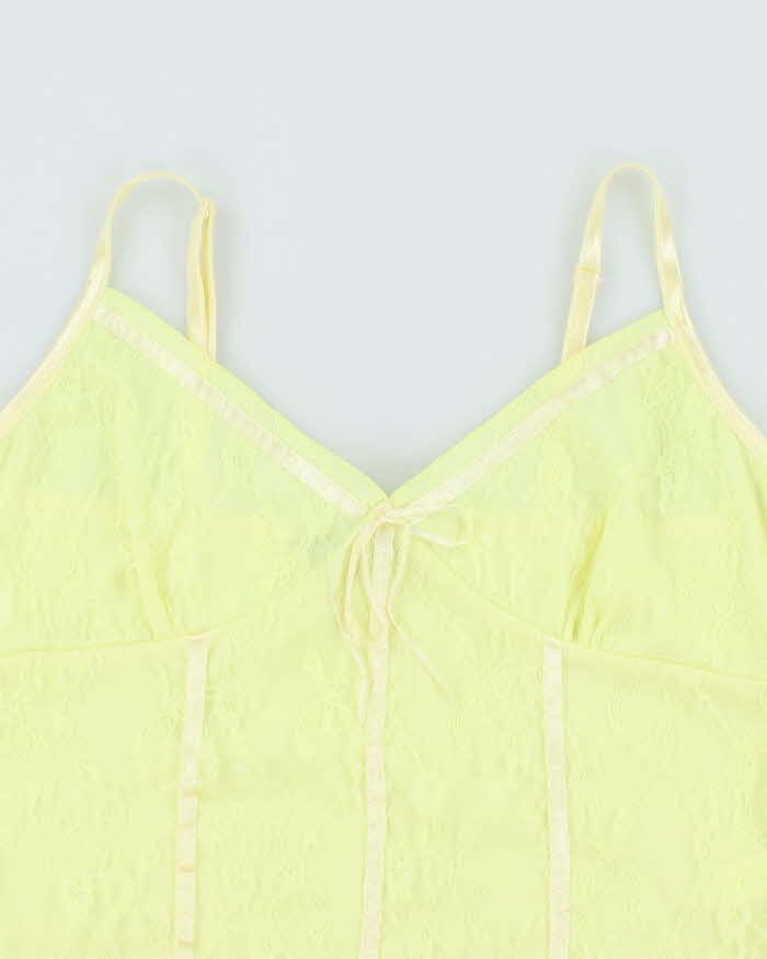 Vintage Y2k 00s Mantles Lace Cami - M