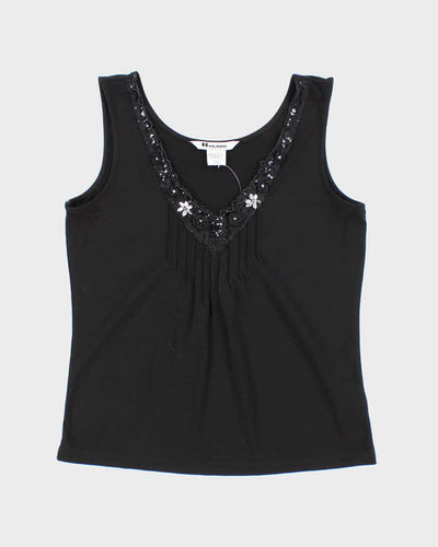 Vintage Y2k 00s Nygard Beaded Cami - M