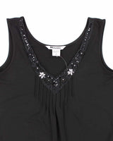Vintage Y2k 00s Nygard Beaded Cami - M