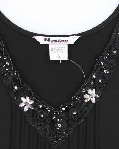 Vintage Y2k 00s Nygard Beaded Cami - M