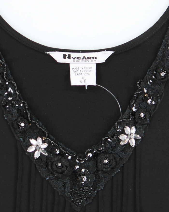 Vintage Y2k 00s Nygard Beaded Cami - M
