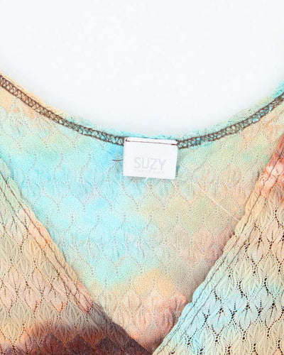 Vintage Y2k 00s Suzy Textured Top - S
