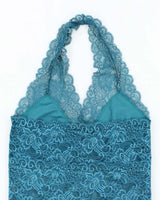 Vintage Y2k 00s Lace Halter Neck Top -S