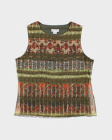 Vintage 90s Bellessa Sequin Top - L
