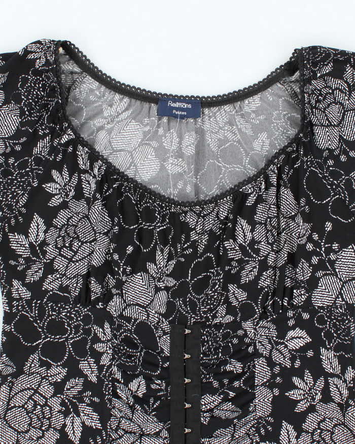 Vintage Y2k 00s Reitmans Clasp Milkmaid Style Blouse - S