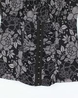 Vintage Y2k 00s Reitmans Clasp Milkmaid Style Blouse - S