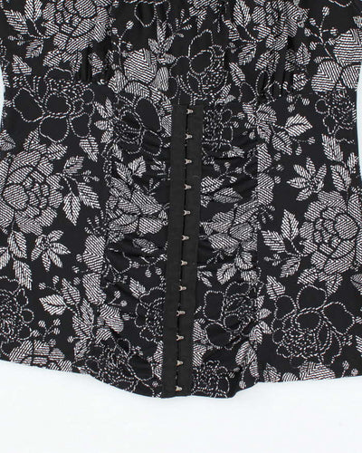 Vintage Y2k 00s Reitmans Clasp Milkmaid Style Blouse - S