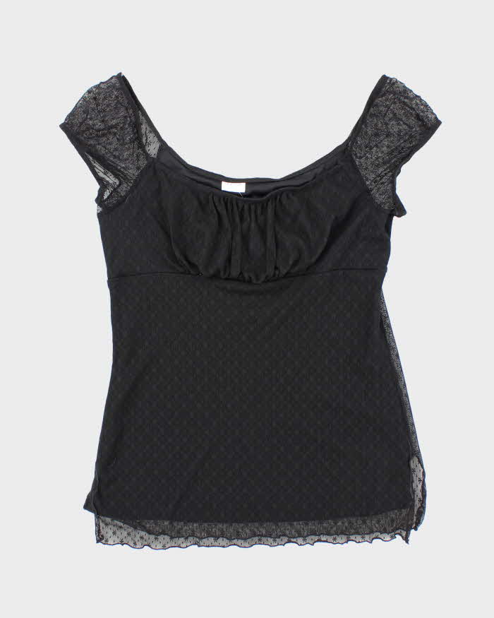 Vintage Y2k 00s Suzy Milkmaid Style Blouse - L
