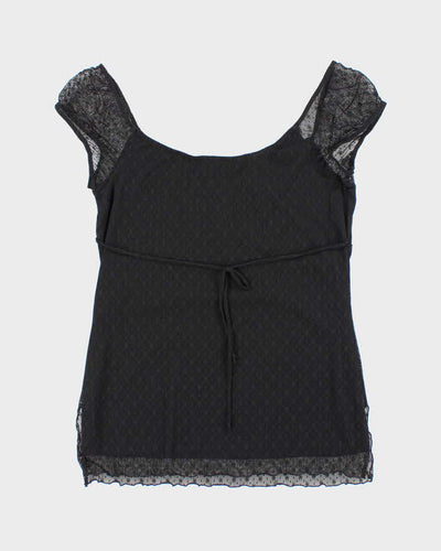 Vintage Y2k 00s Suzy Milkmaid Style Blouse - L