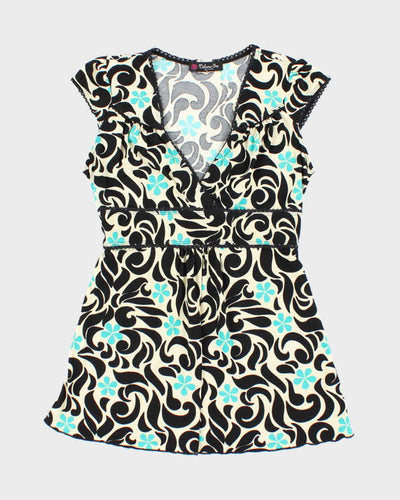 Vintage Y2k 00s Volume One Floral Blouse - M