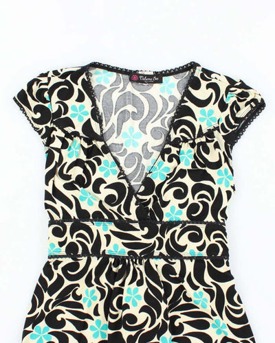 Vintage Y2k 00s Volume One Floral Blouse - M