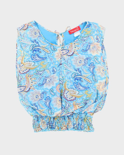 Vintage Y2k 00s Nicholas Paisley Pattern Blouse - M