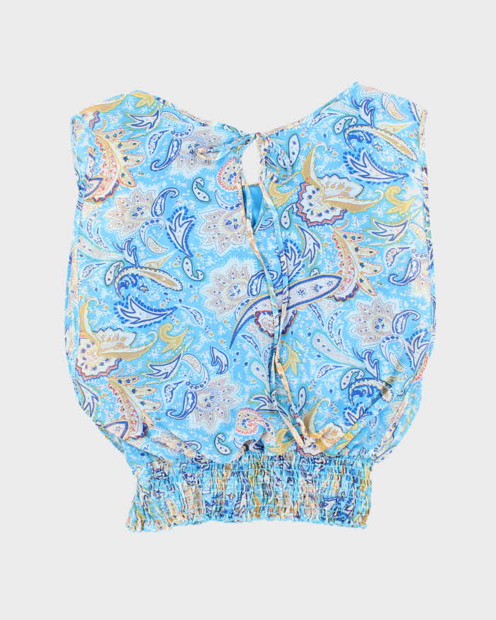 Vintage Y2k 00s Nicholas Paisley Pattern Blouse - M