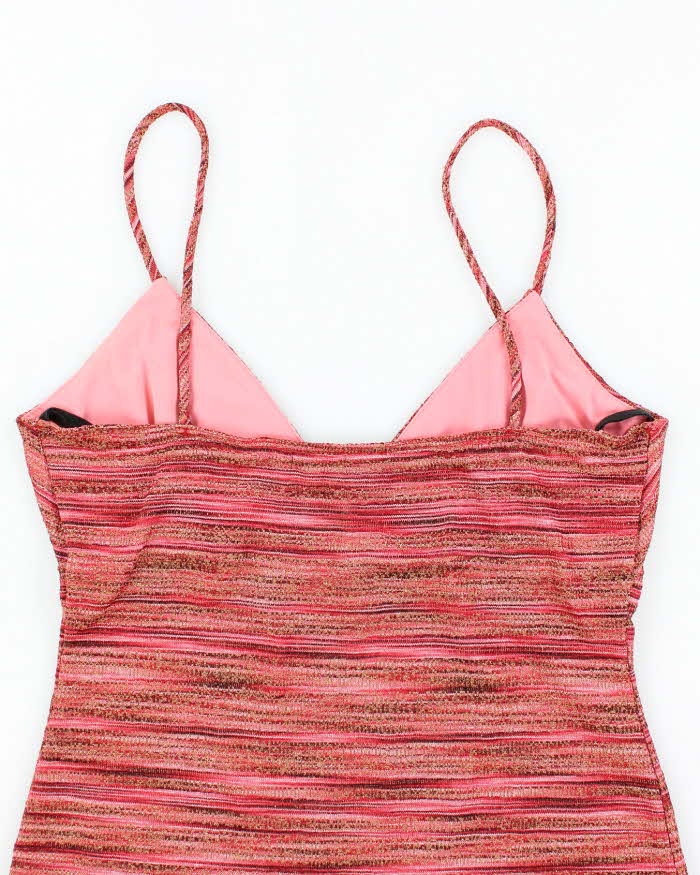 Vintage Y2k 00s FWR Stripe Cami - M