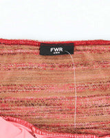Vintage Y2k 00s FWR Stripe Cami - M