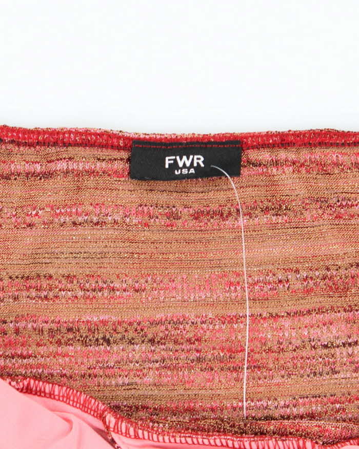 Vintage Y2k 00s FWR Stripe Cami - M