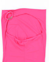 Vintage Y2k 00s Poet O ring Halter Neck Top - XS