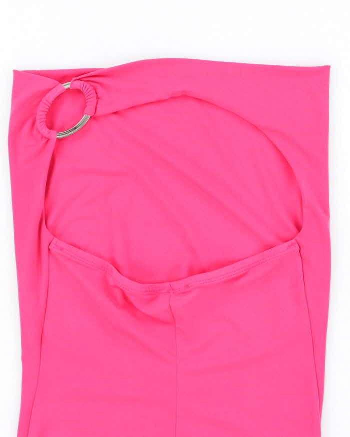 Vintage Y2k 00s Poet O ring Halter Neck Top - XS