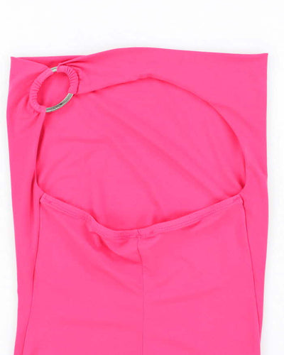 Vintage Y2k 00s Poet O ring Halter Neck Top - XS