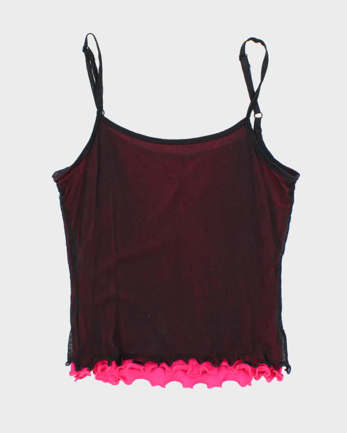 Vintage Y2k 00s Anne.X Mesh Cami - S