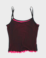 Vintage Y2k 00s Anne.X Mesh Cami - S