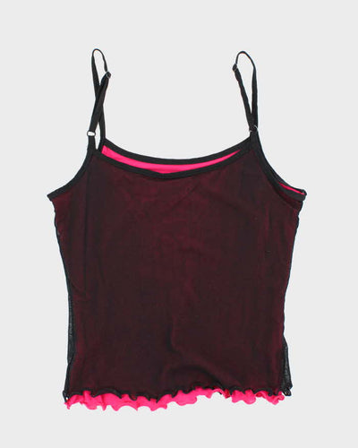Vintage Y2k 00s Anne.X Mesh Cami - S