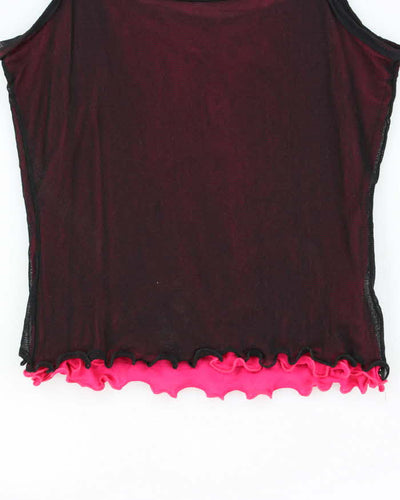 Vintage Y2k 00s Anne.X Mesh Cami - S