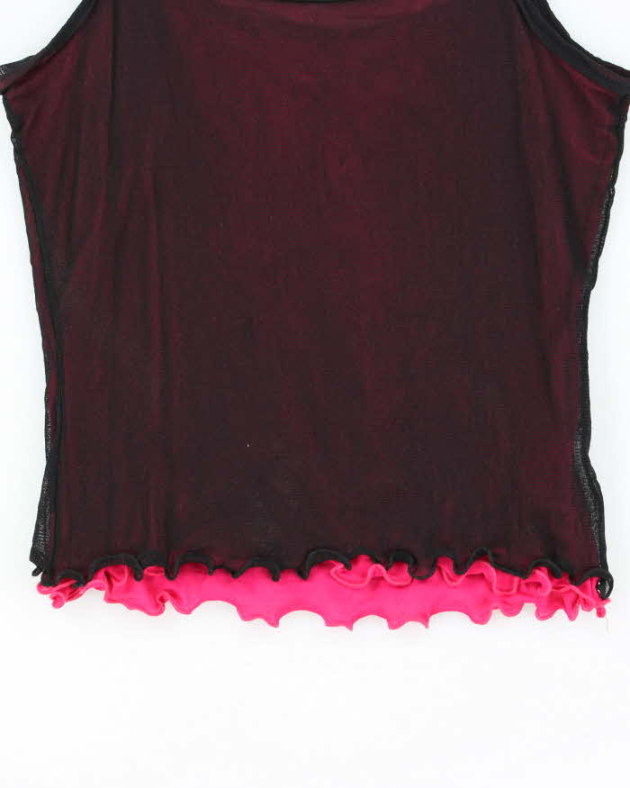 Vintage Y2k 00s Anne.X Mesh Cami - S