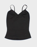 Vintage Y2k 00s Velda Ruched Beaded Cami - S