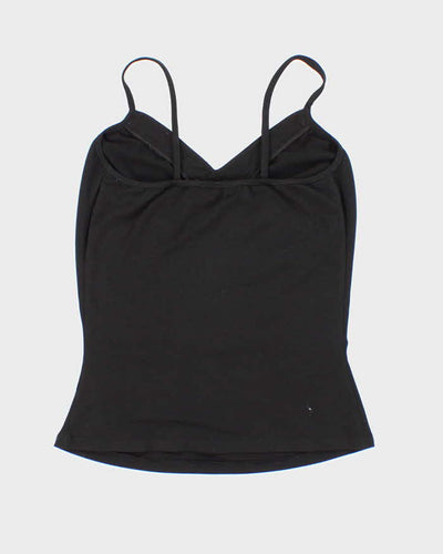 Vintage Y2k 00s Velda Ruched Beaded Cami - S